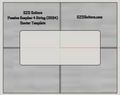 EZO SSB4 Pickup Routing Template