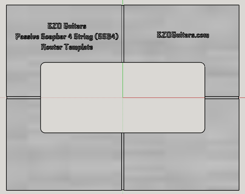 EZO SSB4 Pickup Routing Template